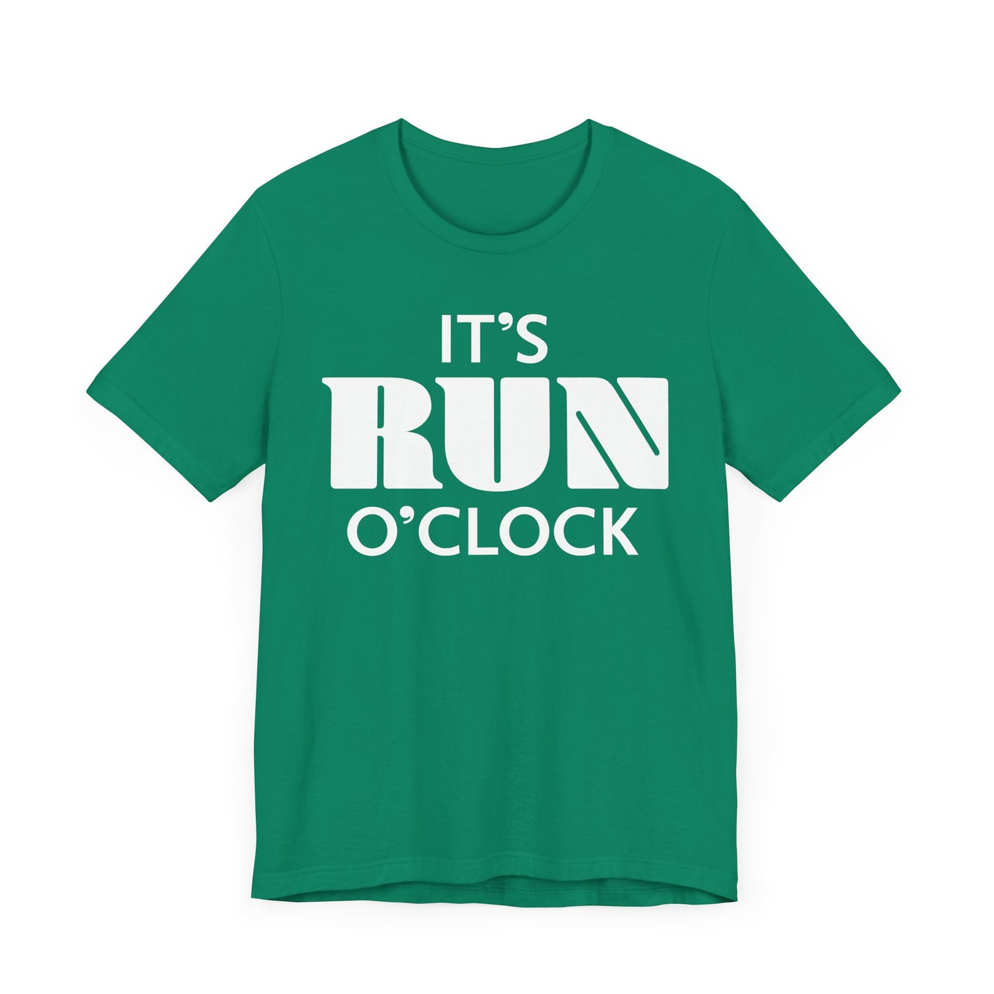 🏃 It’s Run O’Clock - Unisex Jersey Short Sleeve T-shirt